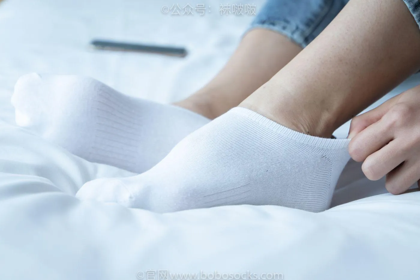 [BoBoSocks袜啵啵]NO.024 涵涵-板鞋、白棉袜、裸足 [134P]插图3
